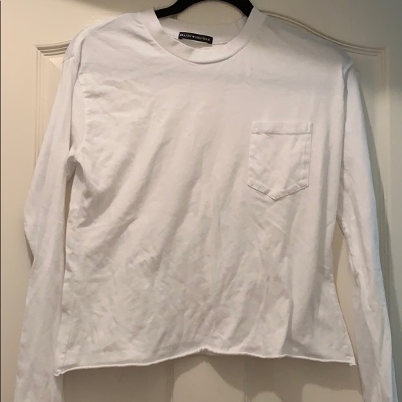 Brandy Melville Tops - White brandy long sleeve
